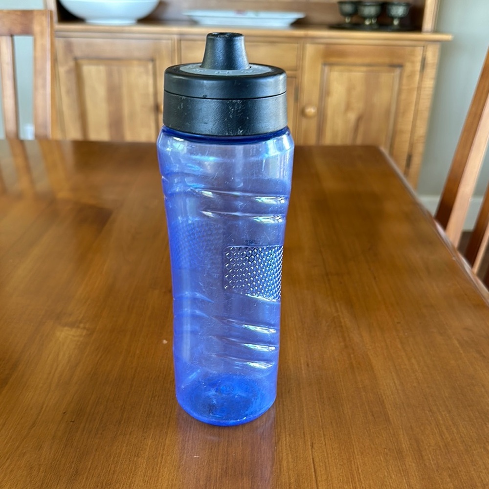 Blue Under Armor Sports Water Bottle
